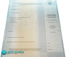 Приложение к диплому Приложение к диплому